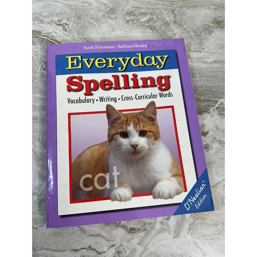 EVERYDAY SPELLING SE GR1 CONSUM Workbook By Scott Foresman *Excellent Condition*